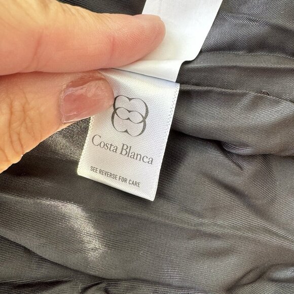 Costa Blanca Vegan Leather Black Jacket Wrinkled Look Size Large - Picture 13 of 16